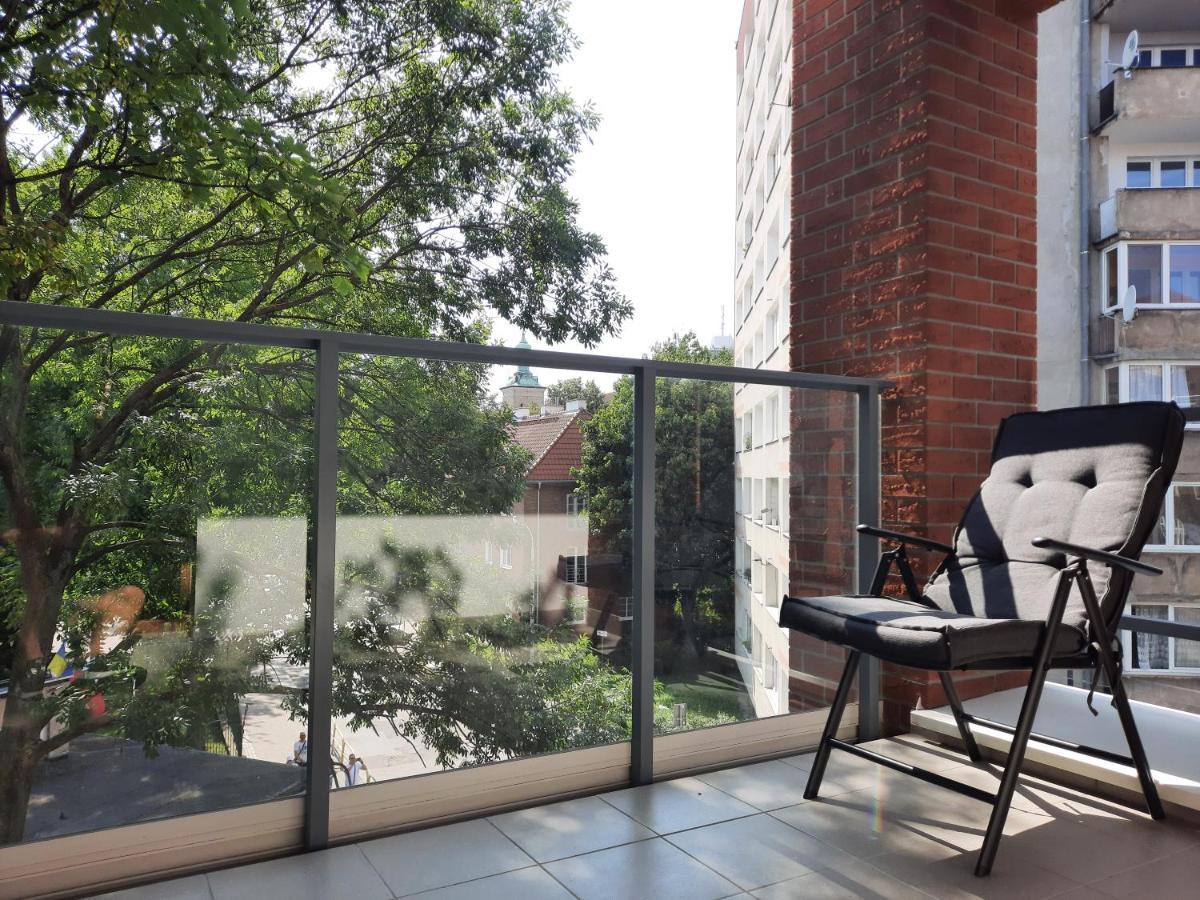 Gdansk Centrum - Apartament 3 - Pokojowy Z Duzym Tarasem Dış mekan fotoğraf