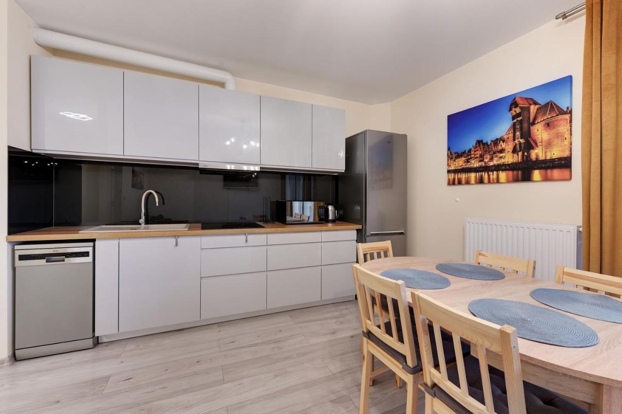 Gdansk Centrum - Apartament 3 - Pokojowy Z Duzym Tarasem Dış mekan fotoğraf
