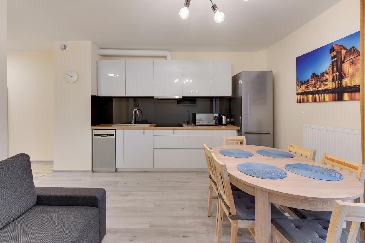 Gdansk Centrum - Apartament 3 - Pokojowy Z Duzym Tarasem Dış mekan fotoğraf
