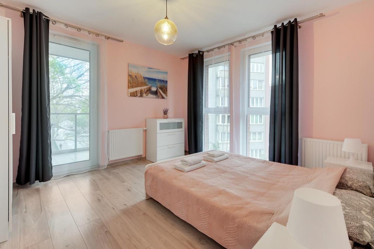 Gdansk Centrum - Apartament 3 - Pokojowy Z Duzym Tarasem Dış mekan fotoğraf