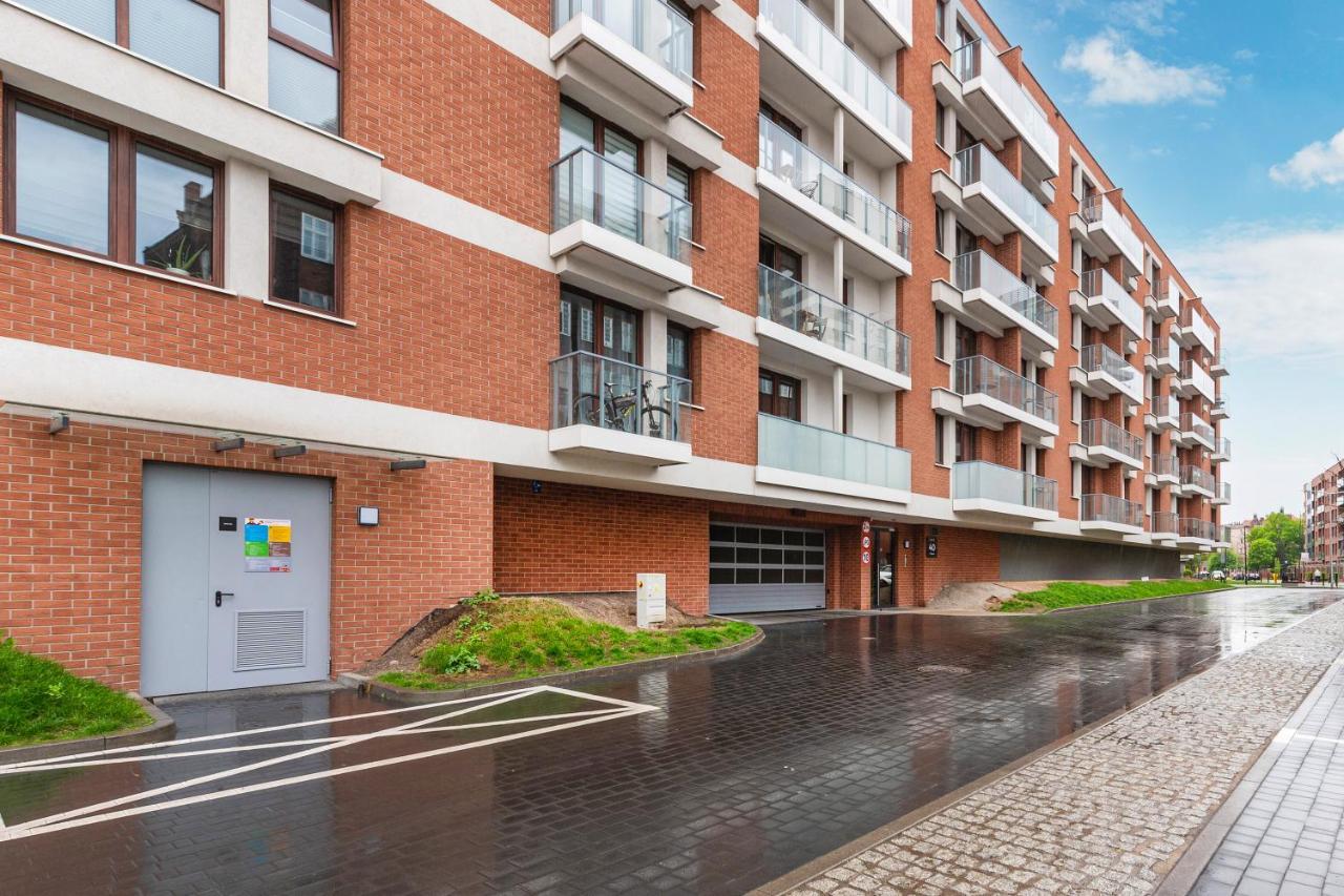 Gdansk Centrum - Apartament 3 - Pokojowy Z Duzym Tarasem Dış mekan fotoğraf