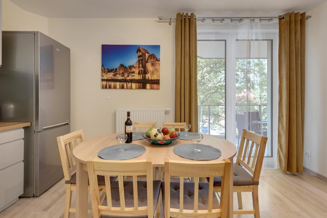 Gdansk Centrum - Apartament 3 - Pokojowy Z Duzym Tarasem Dış mekan fotoğraf