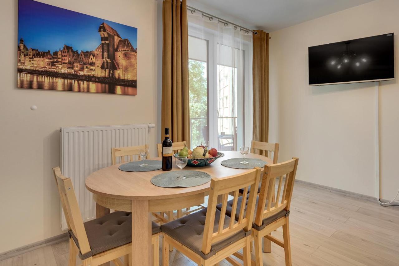 Gdansk Centrum - Apartament 3 - Pokojowy Z Duzym Tarasem Dış mekan fotoğraf