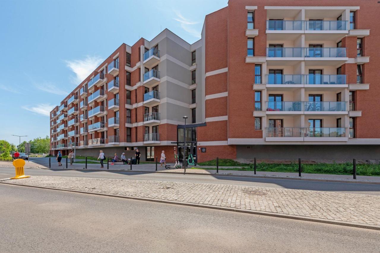 Gdansk Centrum - Apartament 3 - Pokojowy Z Duzym Tarasem Dış mekan fotoğraf