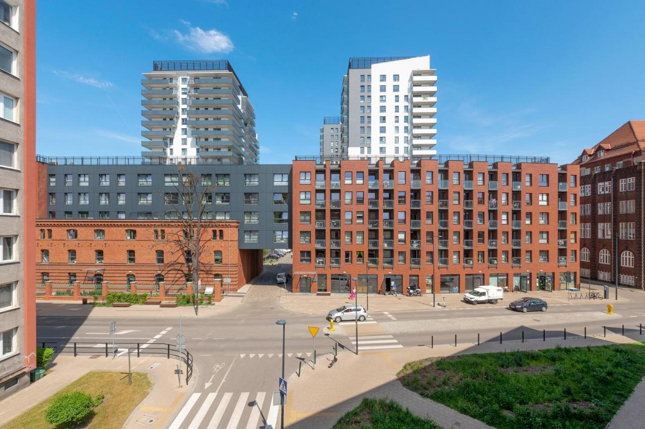 Gdansk Centrum - Apartament 3 - Pokojowy Z Duzym Tarasem Dış mekan fotoğraf